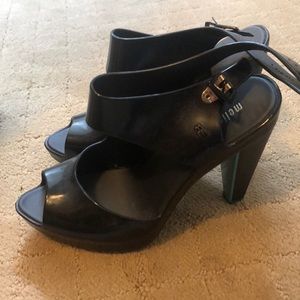 Black Melissa Heels